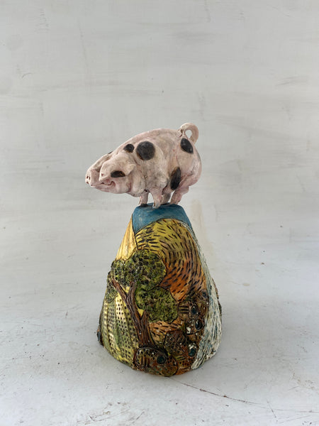And there in a wood a piggy wig stood