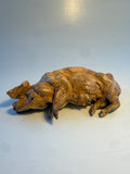 Snoozing sow