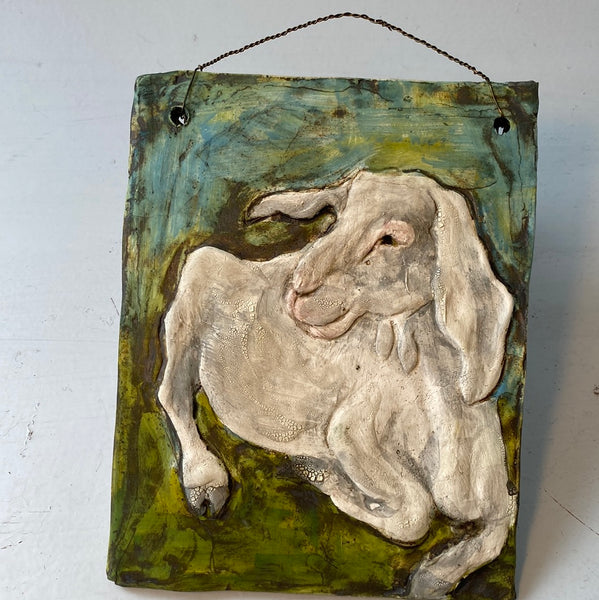 Goat wall hanging