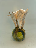 Goat on a ball