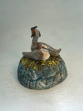 Nesting grebes
