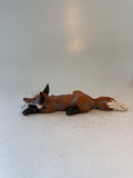 Crouching little fox