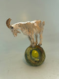 Goat on a ball
