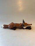 Crouching little fox