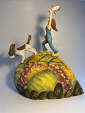 Girl on a hill