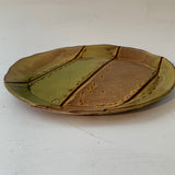 Serving oval plate