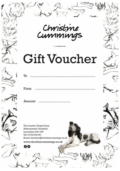 A gift voucher in multiples of £50